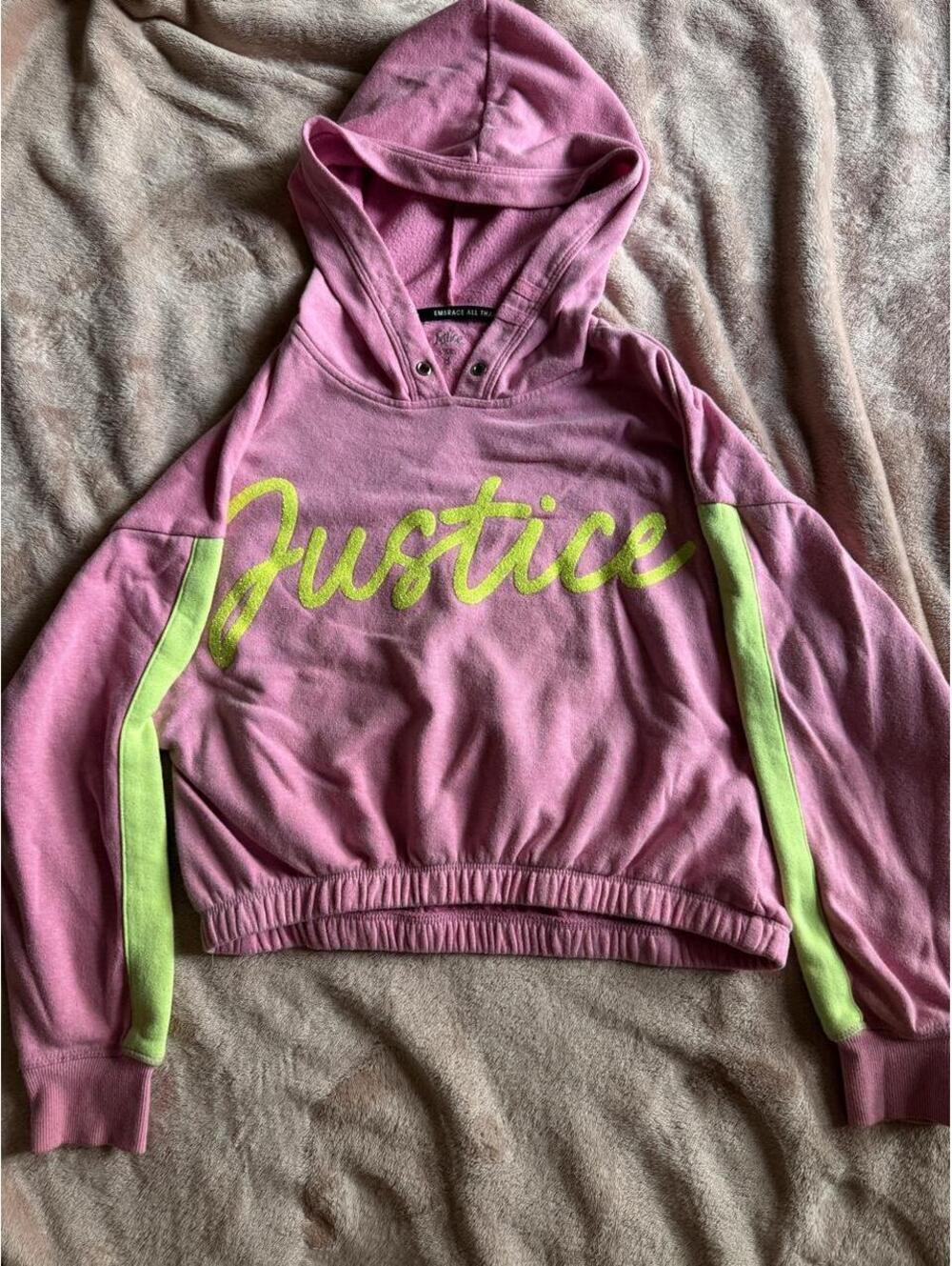Justice Kid's Pink Hoody